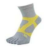 Yamatune 5 Toe Socks - Middle Length with Anti-Slip Dots