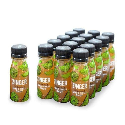 Organic Lime & Chilli Zinger - Box of 15, Sports Drink, Zinger - Gone Running