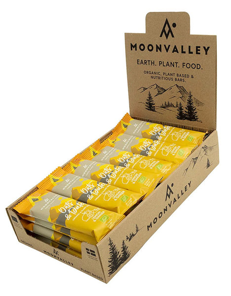 Moonvalley Organic Oats & Dates Bar (Box of 18) - Lemon & Ginger