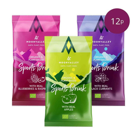Moonvalley Organic Sports Drink (Box of 12) - Mixed