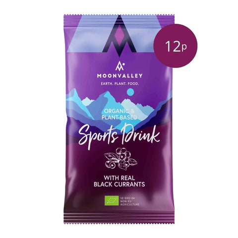 Moonvalley Organic Sports Drink (Box of 12) - Black Currant
