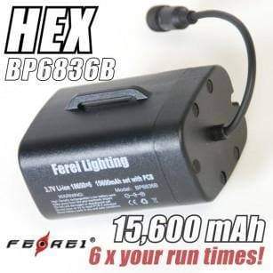 Ferei Li-ion 6-Cell Battery Pack (For HL50)~, Head Torch, Ferei - Gone Running