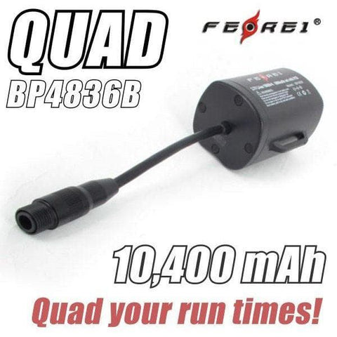 Ferei Li-ion Quad Battery Pack (10,400mAh)~, Head Torch, Ferei - Gone Running
