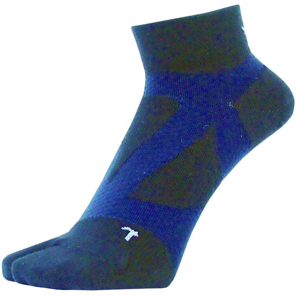 Yamatune 2 Toe Socks-  Middle Length with Anti-slip Dots, Socks, Yamatune - Gone Running