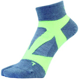 Yamatune 2 Toe Socks-  Middle Length with Anti-slip Dots, Socks, Yamatune - Gone Running